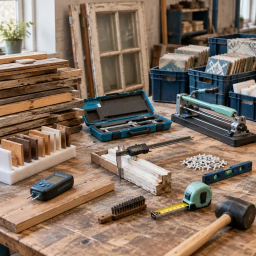 Réemploi des matériaux de second œuvre : bois, menuiseries et carrelages, comment sourcer et qualifier