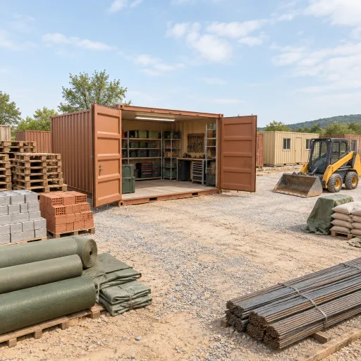 Le garage container : une nouvelle génération d’espaces fonctionnels pour le BTP